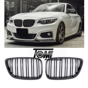 BMW F22 Show Grille Double Slat Gloss with ABS cutout