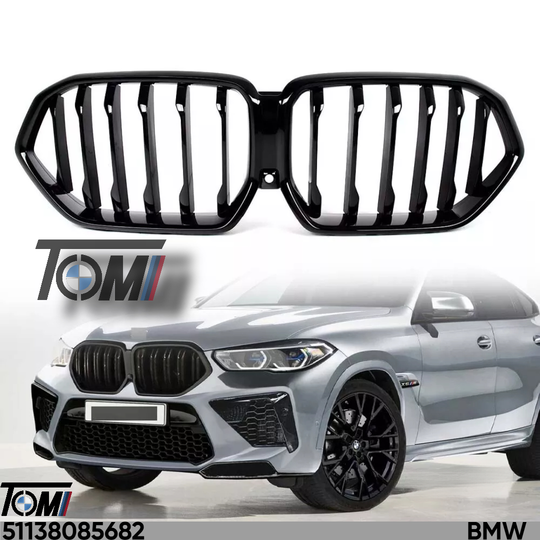 BMW G06 LCI Show Grille Single Slat Gloss Black