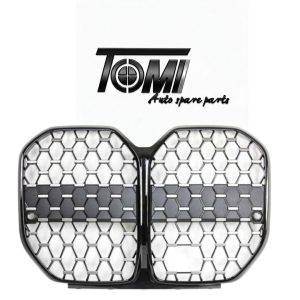 BMW G26 Show Grill Diamond Style Silver & Black w/o ACC cutout