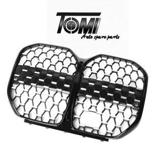 BMW G26 Show Grill Diamond Style Silver & Black with ACC cutout