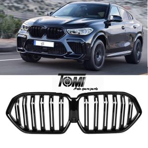 BMW X6 G06 Show Grill Double Slat Gloss Black