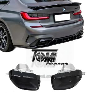 BMW G20 M performance Gloss Black Exhaust Tips