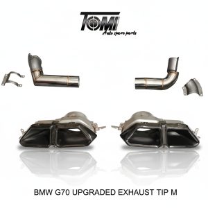 BMW G70 M Style Upgraded Exhaust Tips