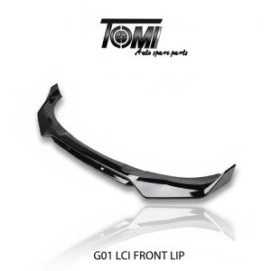 BMW G01 LCI Front Bumper Lip Gloss Black
