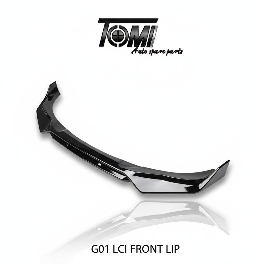 BMW G01 LCI Front Bumper Lip Gloss Black