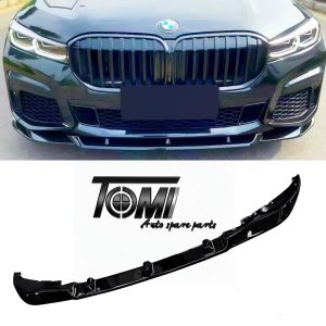 BMW G12 LCI M Performance Front Lip Gloss Black