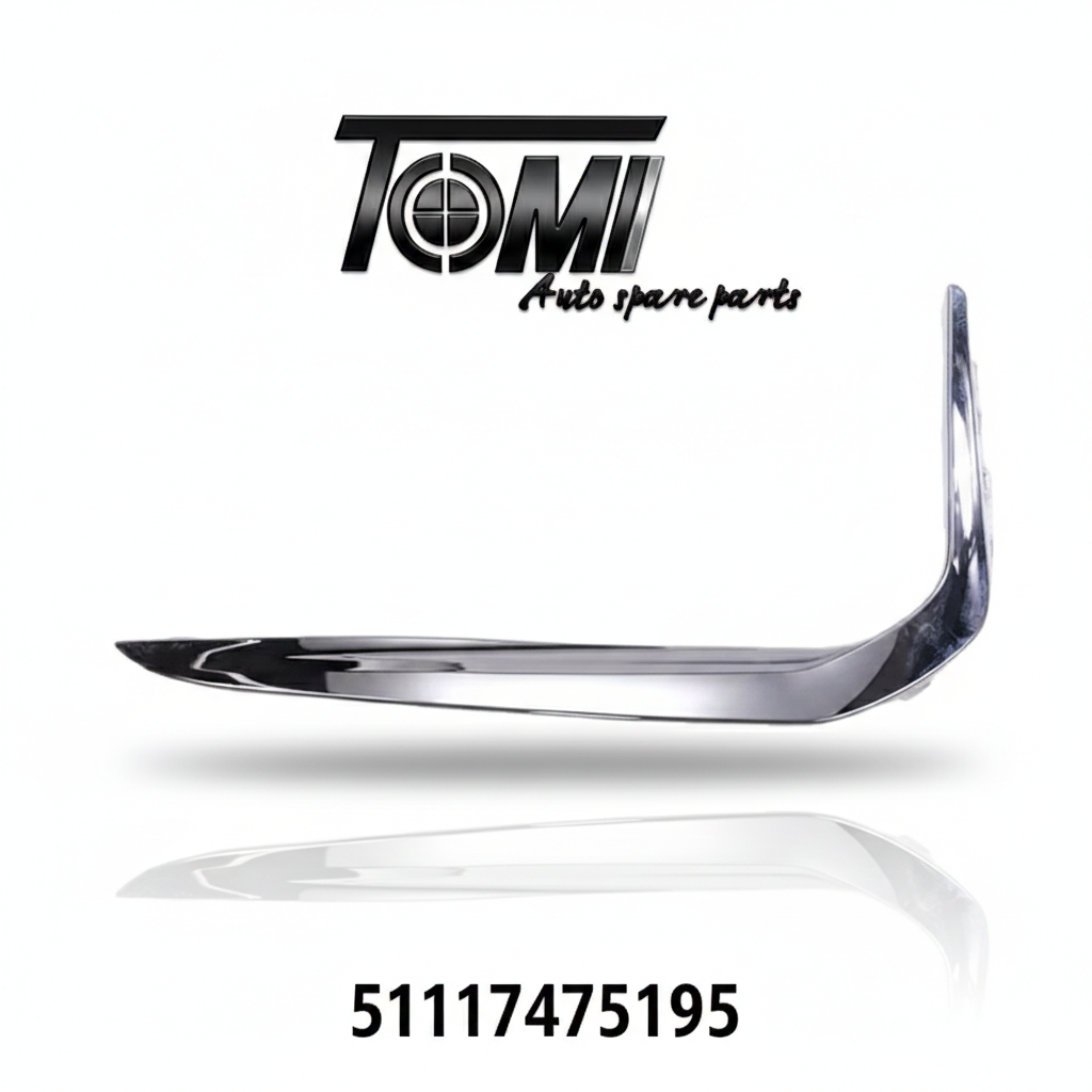 BMW G12 LCI Lower Bumper Chrome LH | OEM 51117475195