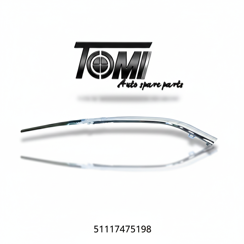 BMW G12 LCI Front Bumper Chrome RH | OEM 51117475198