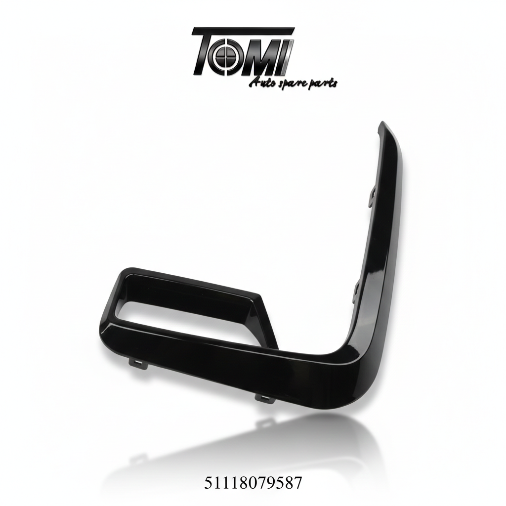 BMW G12 LCI M Variant Foglight Moulding Black LH | OEM 51118079587