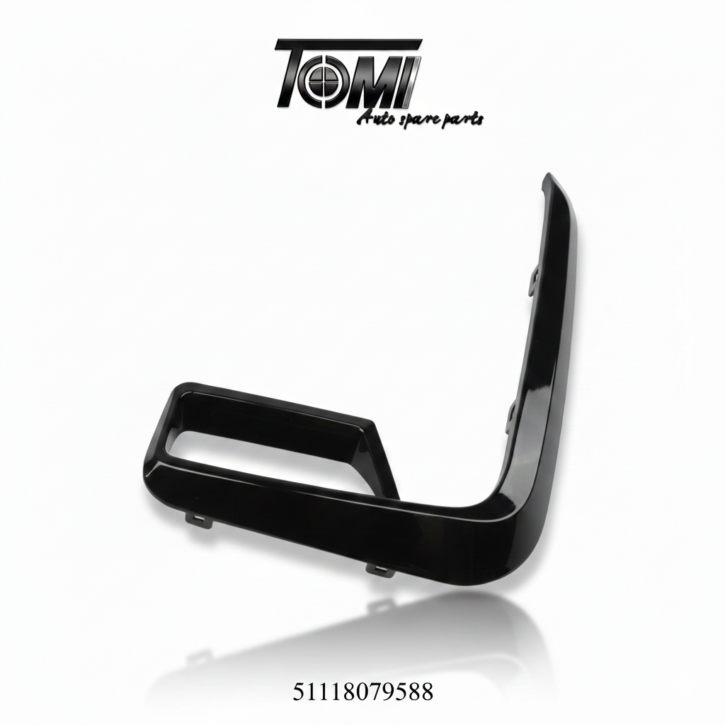 BMW G12 LCI M Variant Foglight Moulding Black RH | OEM 51118079588
