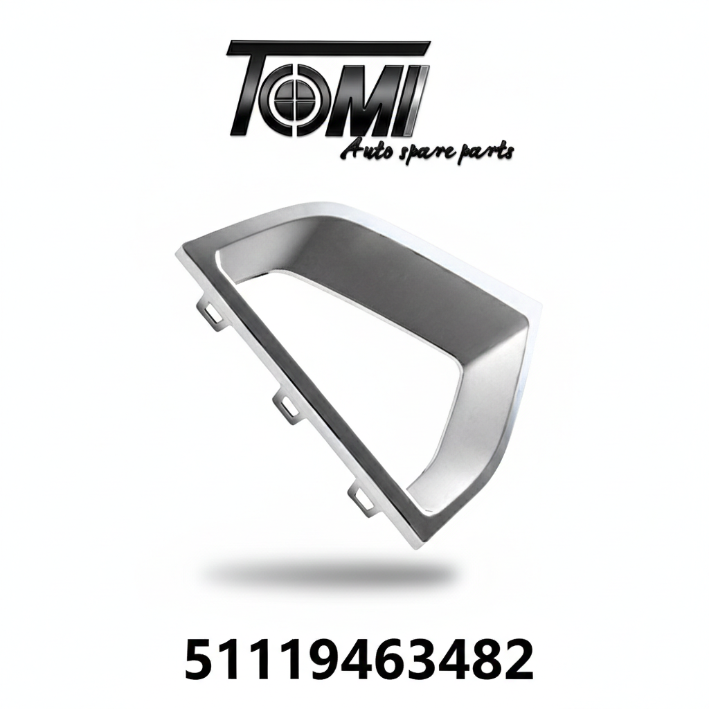 BMW G30 LCI Front Bumper Chrome RH | OEM 51119463482