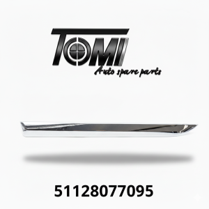 BMW G12 LCI M Variant Rear Black Chrome Moulding LH | OEM 51128077095