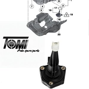 BMW F30/F10/F83/F07/F25/F15/F16 Oil Sensor/Oil Pan | OEM 12618608780