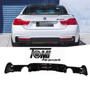 BMW F32 M Performance Rear Bumper Diffuser Dual Exhaust