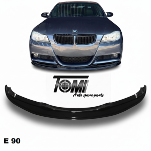 BMW E90 M Performance Front Bumper Lip Gloss Black