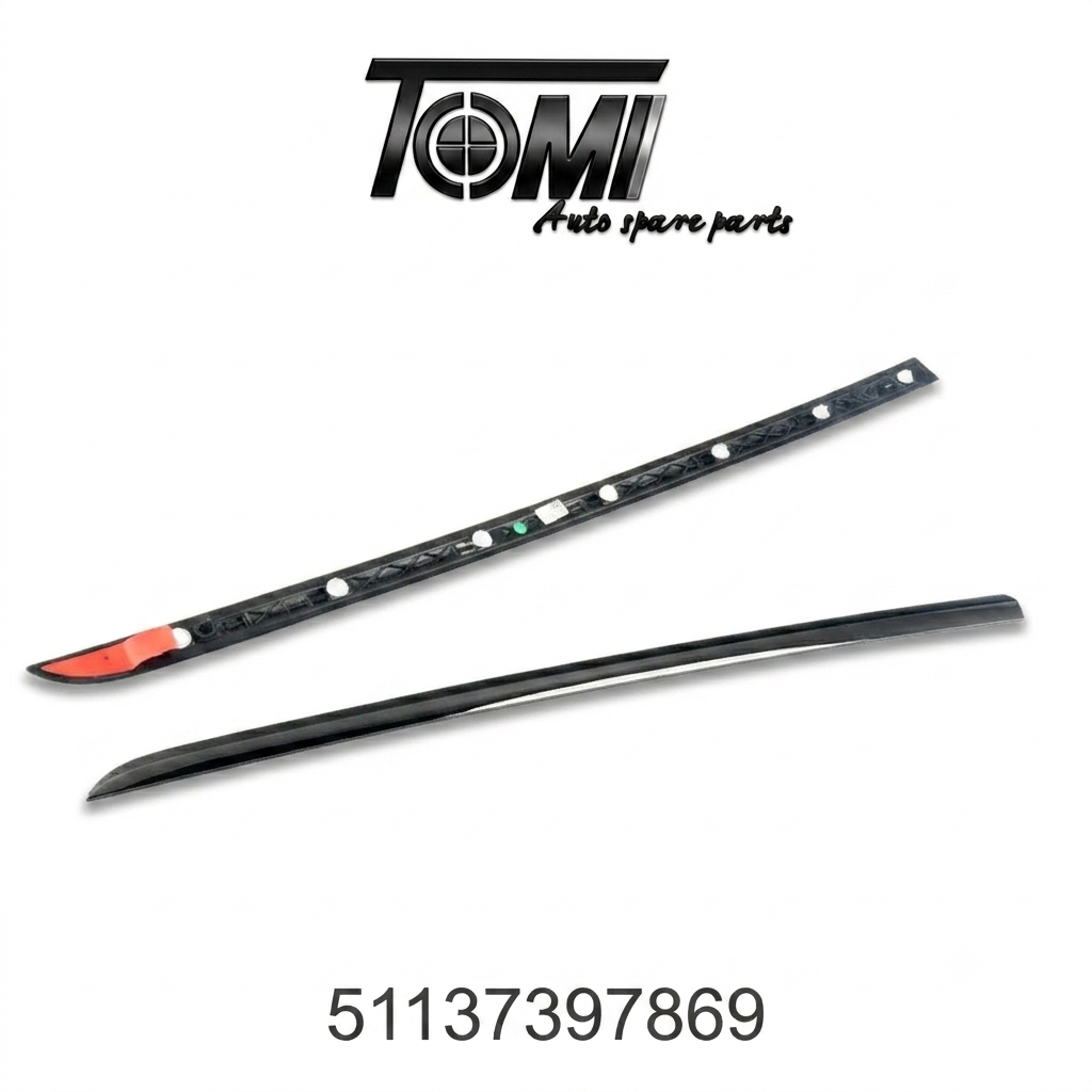 BMW G12 LCI Rear Door Black Strip LH | OEM 51137397869