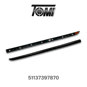 BMW G12 LCI Rear Door Black Strip RH | OEM 51137397870