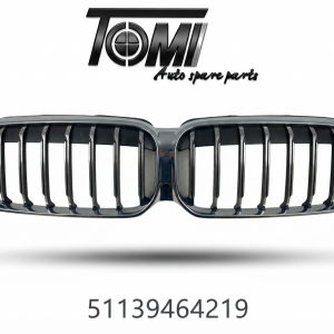 BMW G30 LCI Electro Plated Show Grill with Camera cutout | OEM 51139464219