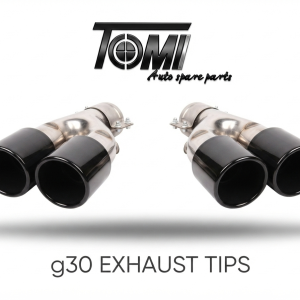 BMW G30 Exhaust Tips Gloss Black