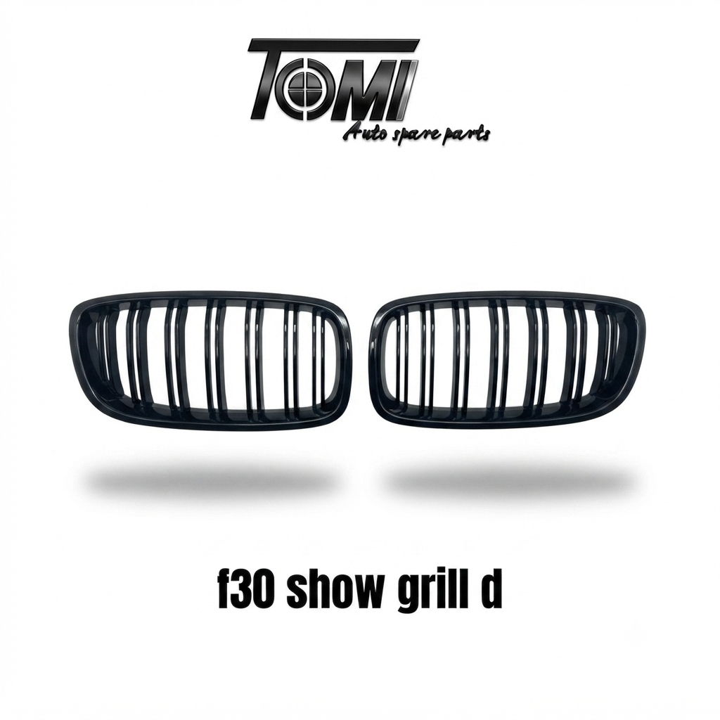 BMW F30 Show Grill Double Slats Gloss Black