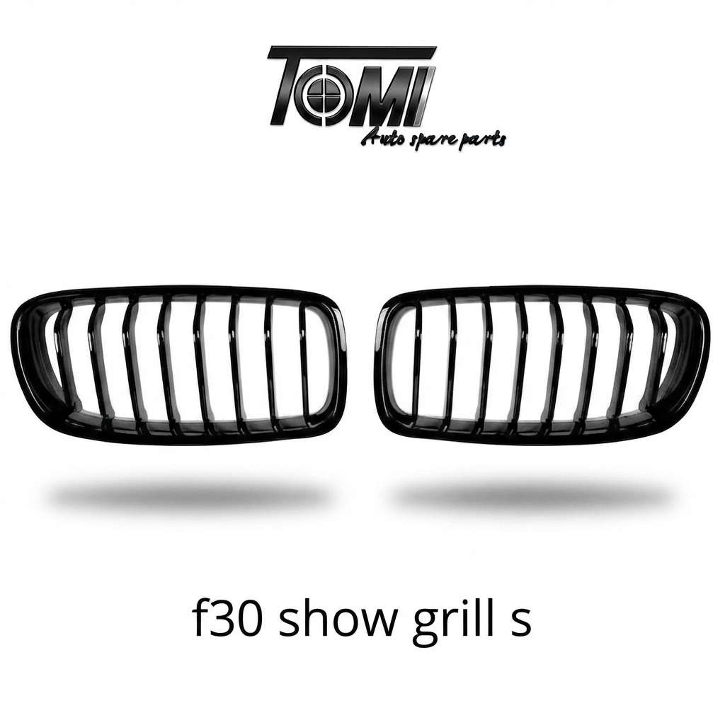 BMW F30 Show Grill Single Slats Gloss Black