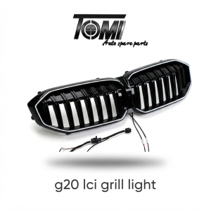 BMW G20 LCI Show Grill with LED Light Gloss Black
