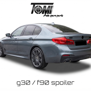 BMW G30 M5 Style Trunk Spoiler Black