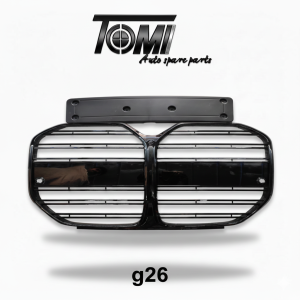 BMW G26 Show Grill Double Slat Gloss Black w/o ACC Slot